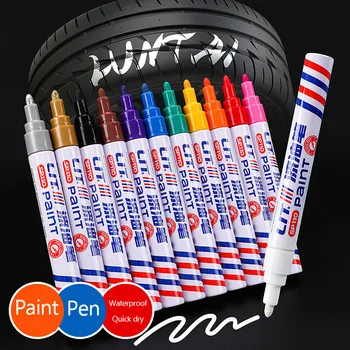 Car Scratch Repair Paint Pen – Quick Dry Touch-Up, Waterproof, Auto Scratch Remover & Wheel/Tyre Marker 1