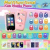 Kids Smart Phone Camera Toys Touchscreen Learning Toy for 3-12 Year Old Boys Girls Phone MP3 Player Christmas Birthday Gifts 6