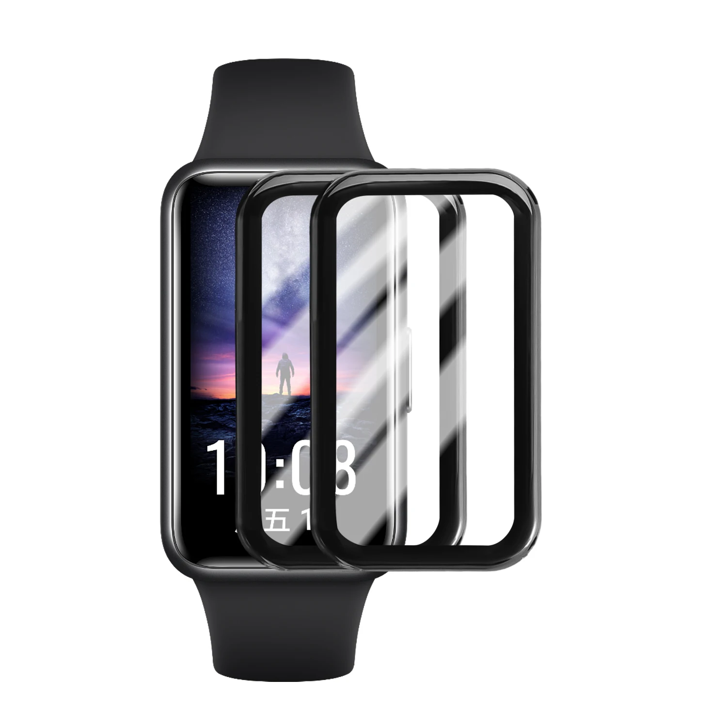 Full Coverage Protective Film for Xiaomi Band 8 Active Screen Protector HD  Clear Wristlet Cover for Mi Band8 Active Accessories