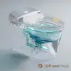 Smart Toilet Bidet Combo Heated Seat Automatic Flush Ceramic White Night Light 1.27GPF 5