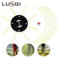 LUSQI Steel Lawn Mower Head Free 4 Lines Replacement Gasoline/Lithium Grass Trimmer Head Removal Of Garden Weed Brushcutter Part 1