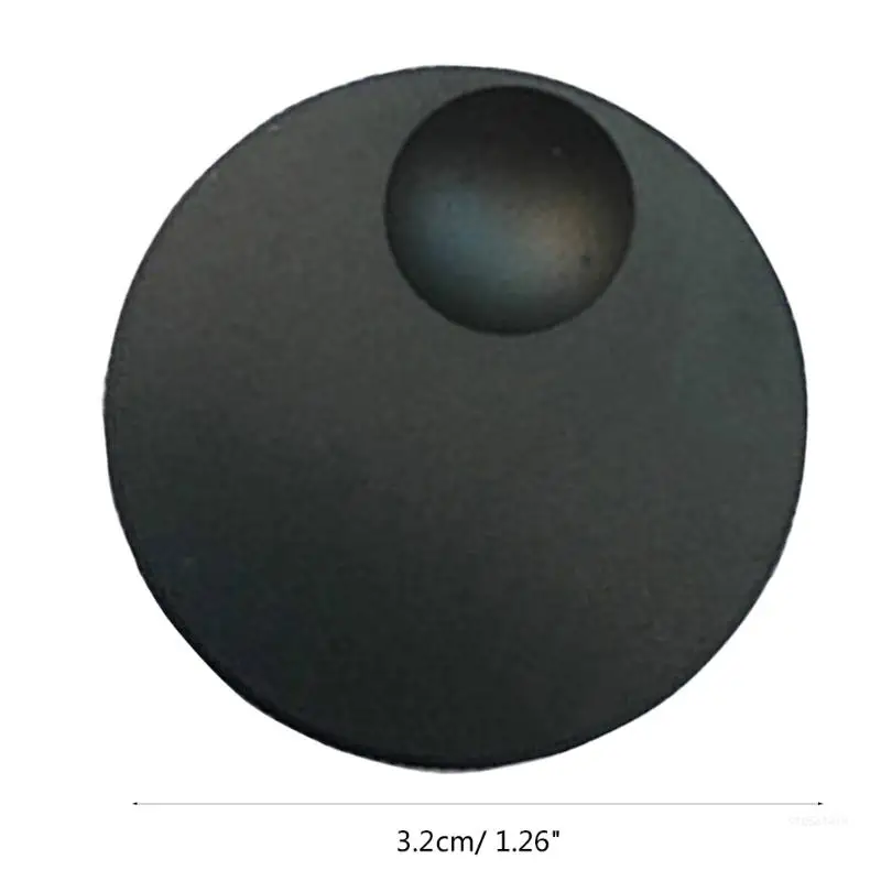 볼륨 조절 손잡이 32x13mm 검정색 서리로 덥은 단단한 알루미늄 손잡이 인코더 손잡이 Dropship