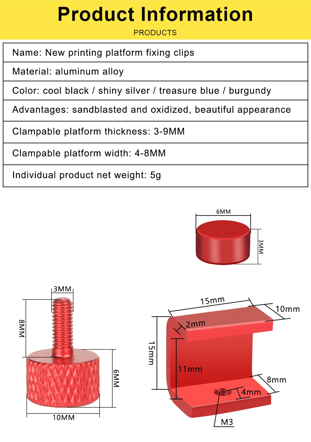 Plate-forme De Construction D'imprimante 3D De Lits De Verres