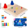 Wooden Math Multiplication Board Montessori Counting Toy Kids Early Learning Educational Toys Interactive Game for Children Gift 4