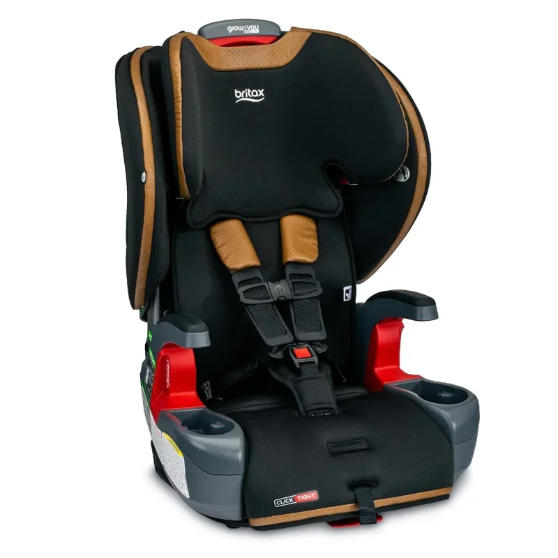 Grow with You ClickTight Premium Harness-2-Booster, Ace Black