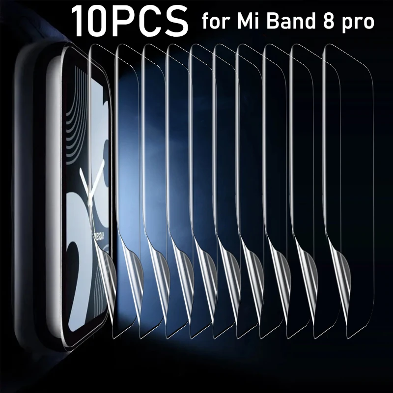 

Гидрогелевая пленка для Xiaomi Mi Band 8 Pro 8Pro, Защитная пленка для HD экрана, мягкая пленка против царапин для Miband 8 pro, 10/1 шт.