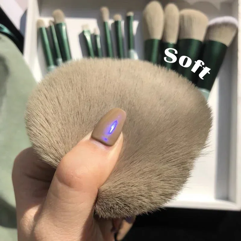 13 PCS Makeup Brushes Set Eye Shadow Foundation Women Cosmetic Brush Eyeshadow Blush Beauty Soft Make Up Tools Bag makeup brush set