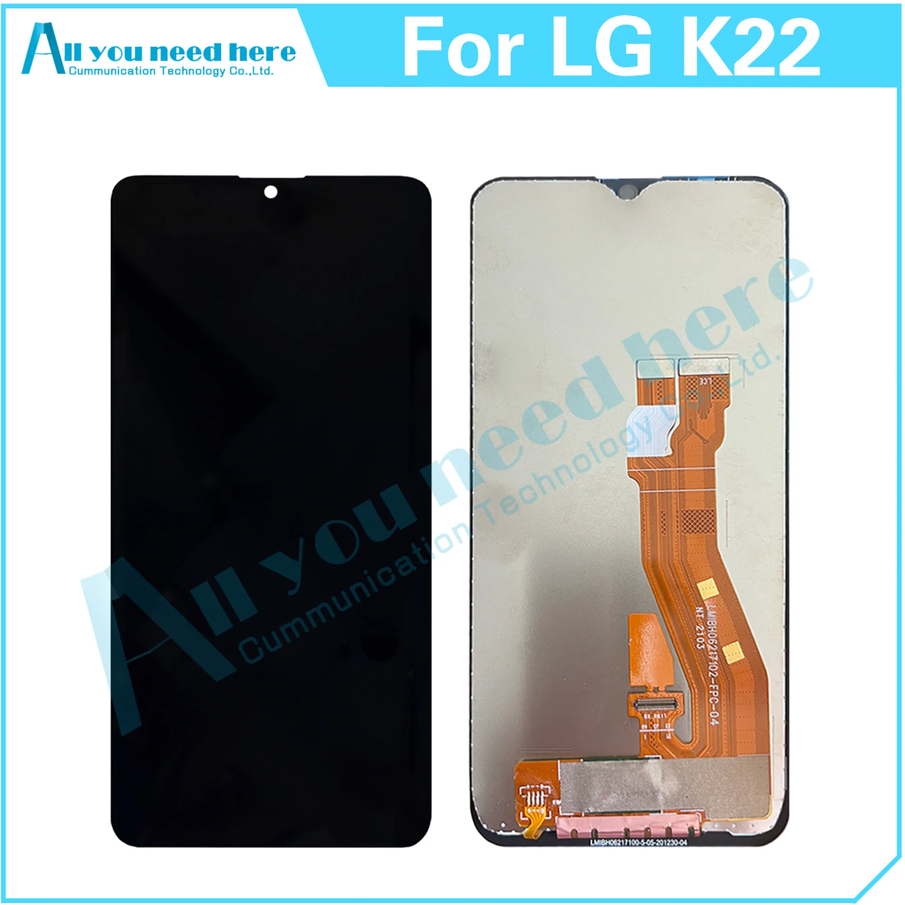 100% Test Per Lg K22 Lmk200Z Lmk200E Lmk200B Lm-K200 Display Lcd Touch Screen Digitizer Assembly Parti Di Riparazione Di Ricambio