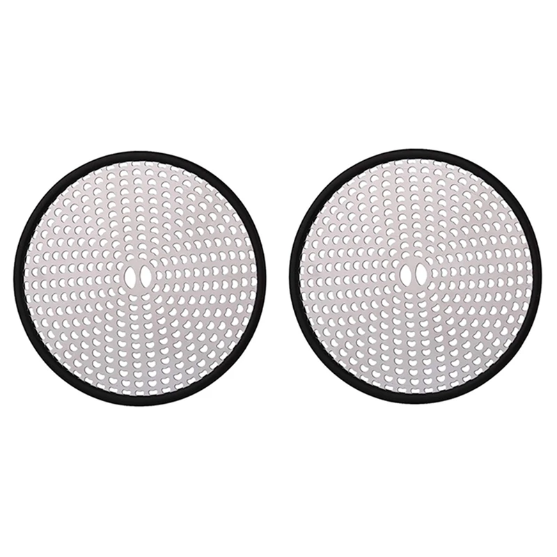 

2X Shower Drain Cover Hair Catcher,Easy Clean Floor Drain Protector Strainer Hair Trap Mesh For Bath Tub Sink Flat Floor Promoti