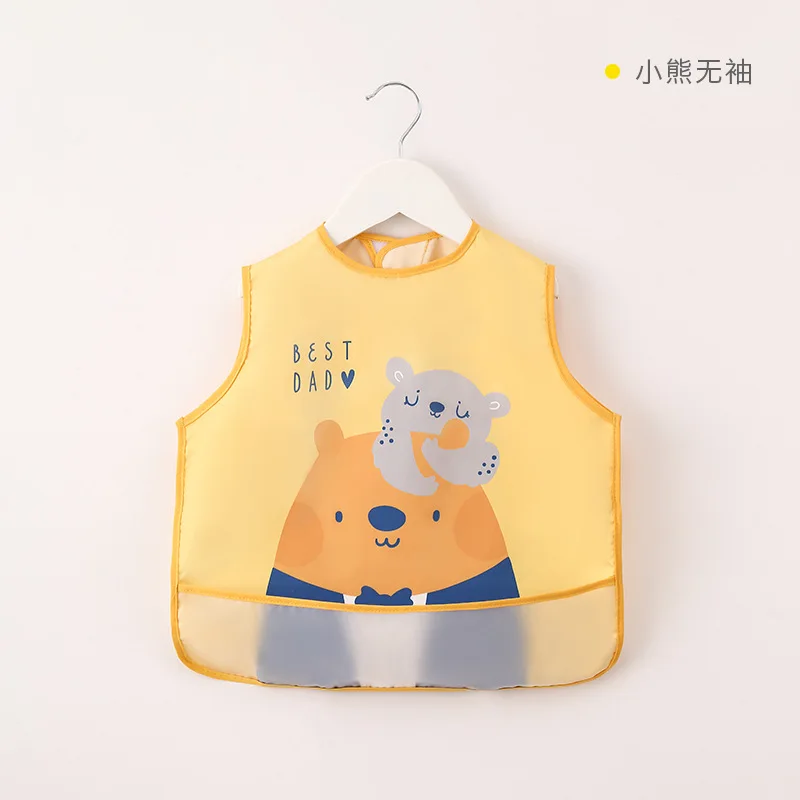 baby accessories drawing	 Cartoon Baby Bibs Summer Sleeveless Waterproof  Feeding Bibs Adjustable Cute Children Baby Apron Kids Burp Cloths Bib Kids Gift baby glasses Baby Accessories