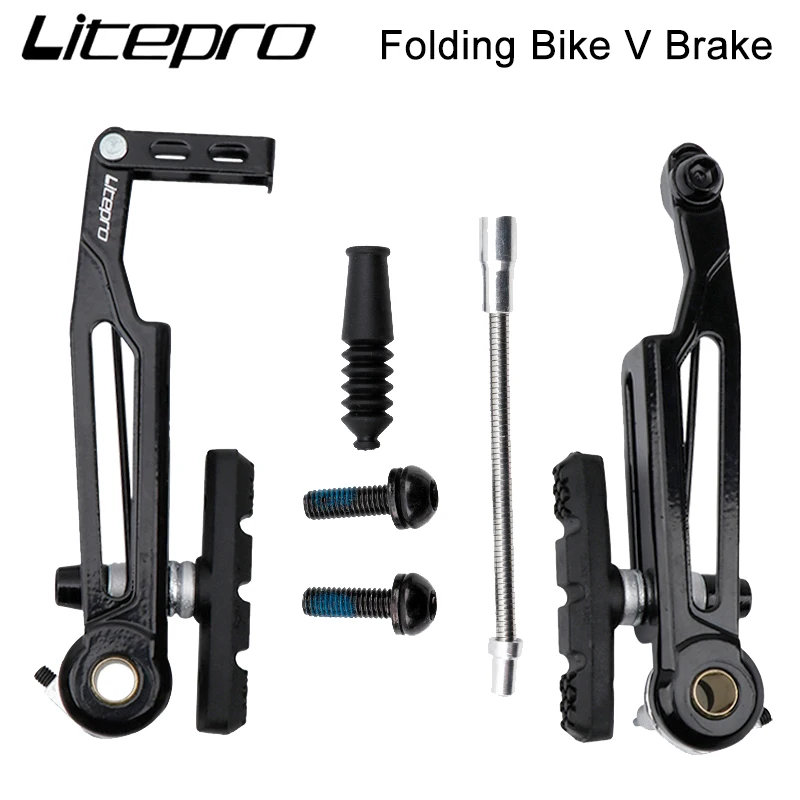 Litepro V Brakes Set Cantilever Brake Bicycle Folding Bike System 110mm Extended Arm Caliper Spare Parts for BXM Cycling | Спорт и