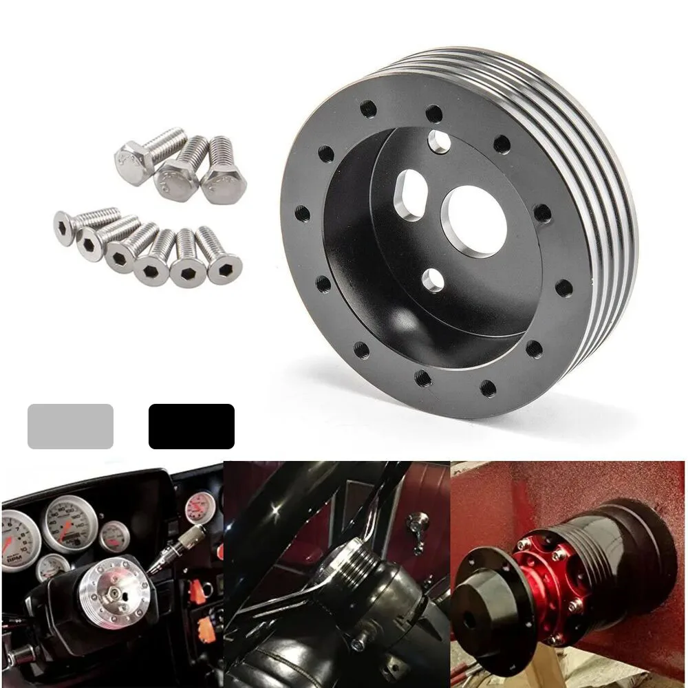 1" Steering Wheel Hub Adapter 70mm 5 / 6 Hole For Grant 3 Hole