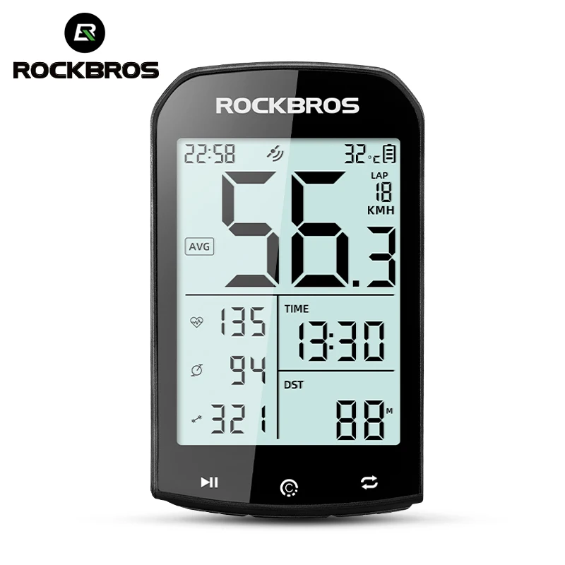 ROCKBROS M1 GPS Bicycle Computer Bluetooth ANT+ Wireless