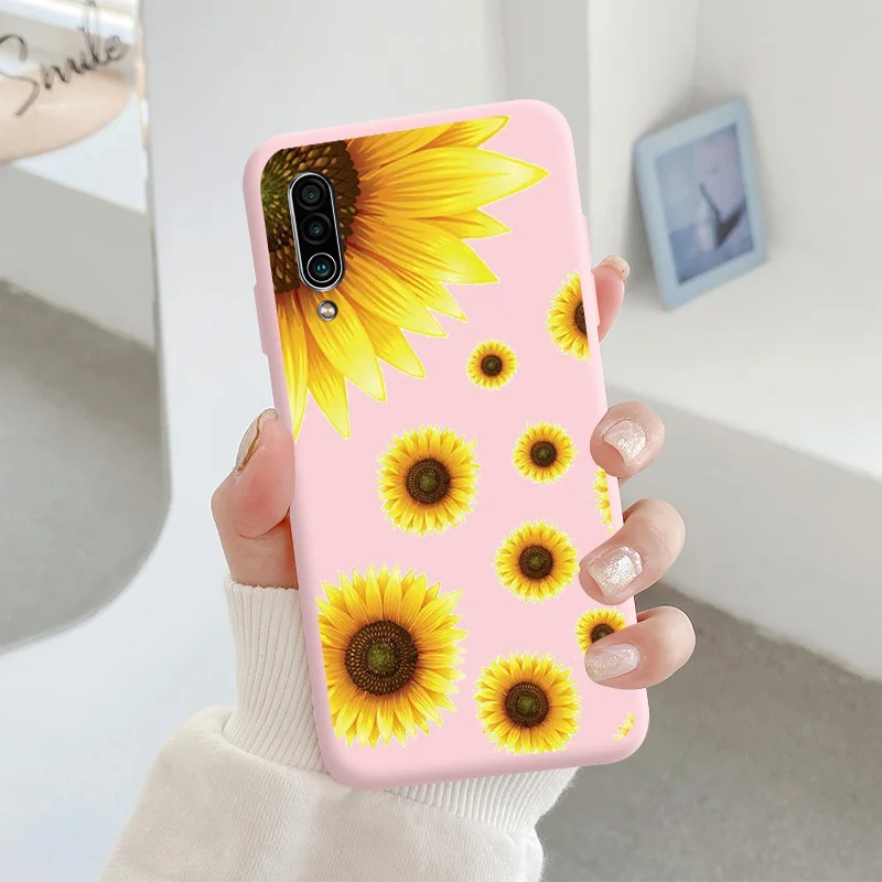 For Meizu 16xs Protective Shell Silicone Soft Shell Phone Case Candy Color Case Fashion Silicone Color Chrysanthemum cases for meizu Cases For Meizu