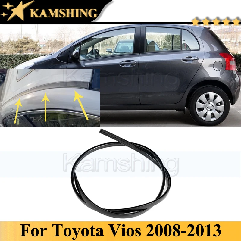 Kamshing для Toyota Yaris 2008-2013, автомобильная резиновая крыша, капельная отделка, литье, уплотнительная лента