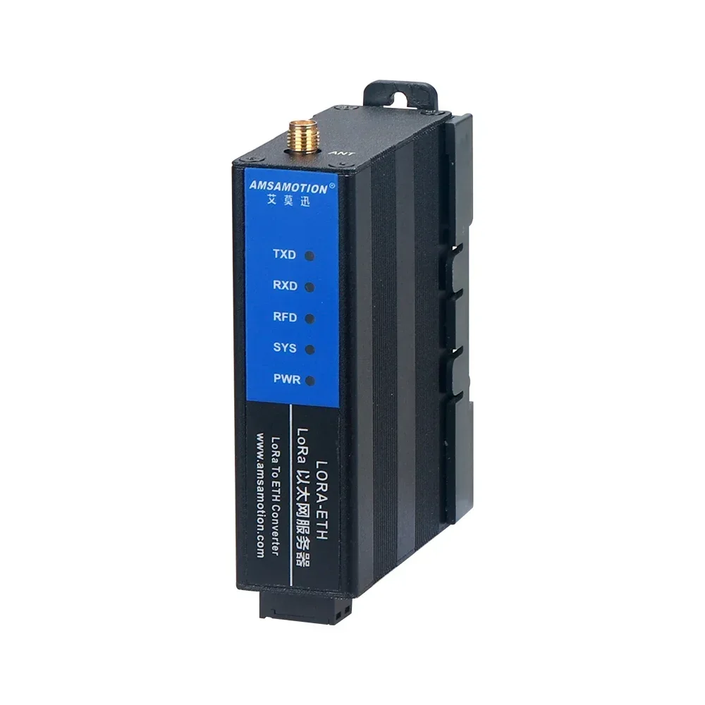 LORA-ETH 이더넷 모듈 433M RF 트랜시버 Modbus TCP UDP 투명 전송 클라이언트 서버