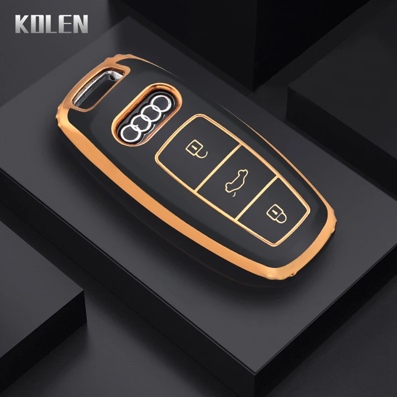 Elegant TPU Car Key Case Cover - Fashion Edition
