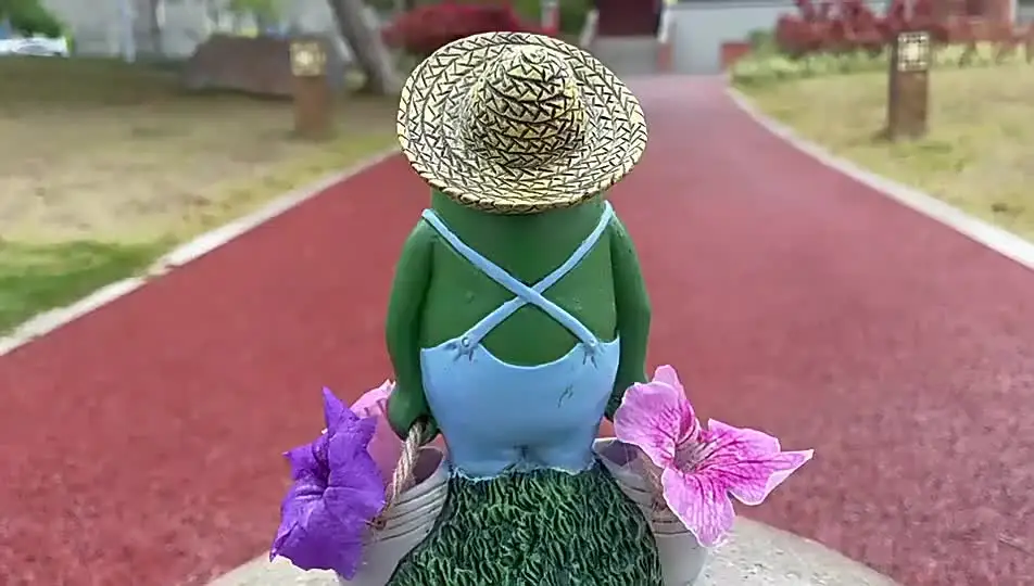 2 Stück Frosch Blumentopf Aus Harz – Niedlicher Übertopf Für Sukkulenten & Bonsai