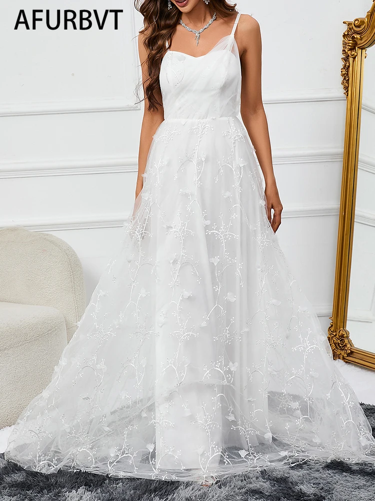 

White solid Wrap Waist Spaghetti Strap Maxi Dress Women Sexy v Neck Sleeveless Backless Long Robe Elegant Party Vestidos