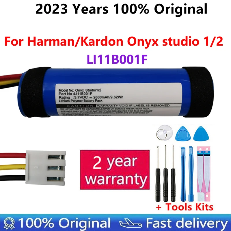

100% Original High Quality LI11B001F 2600mAh Replacement Battery For Harman Kardon Onyx studio 1 2 Bluetooth Speaker batteries