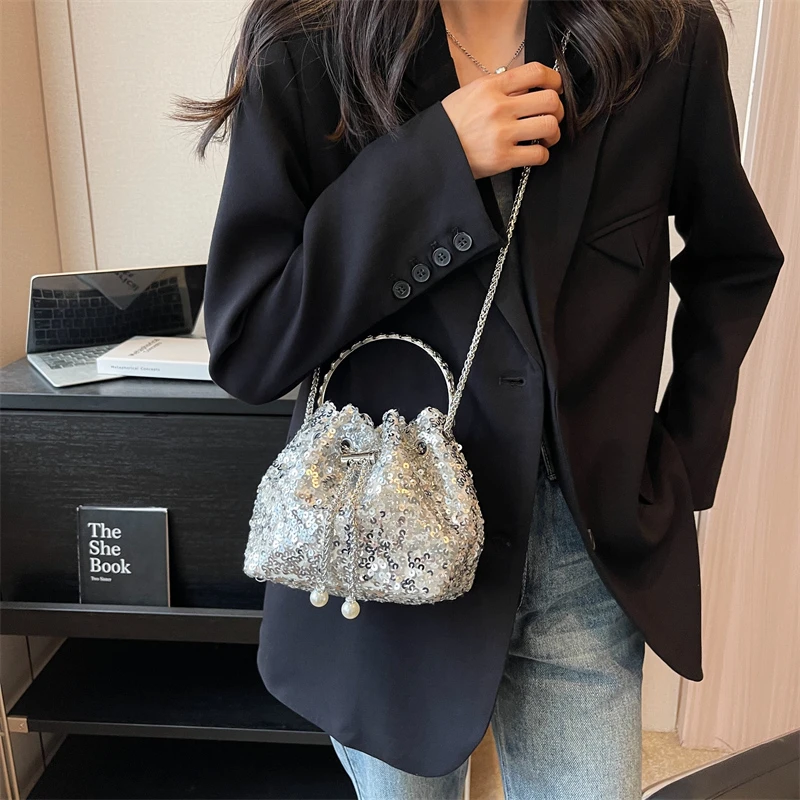 Borsa da sera strass Pochette Borse a tracolla in cristallo per donna ragazza | IT