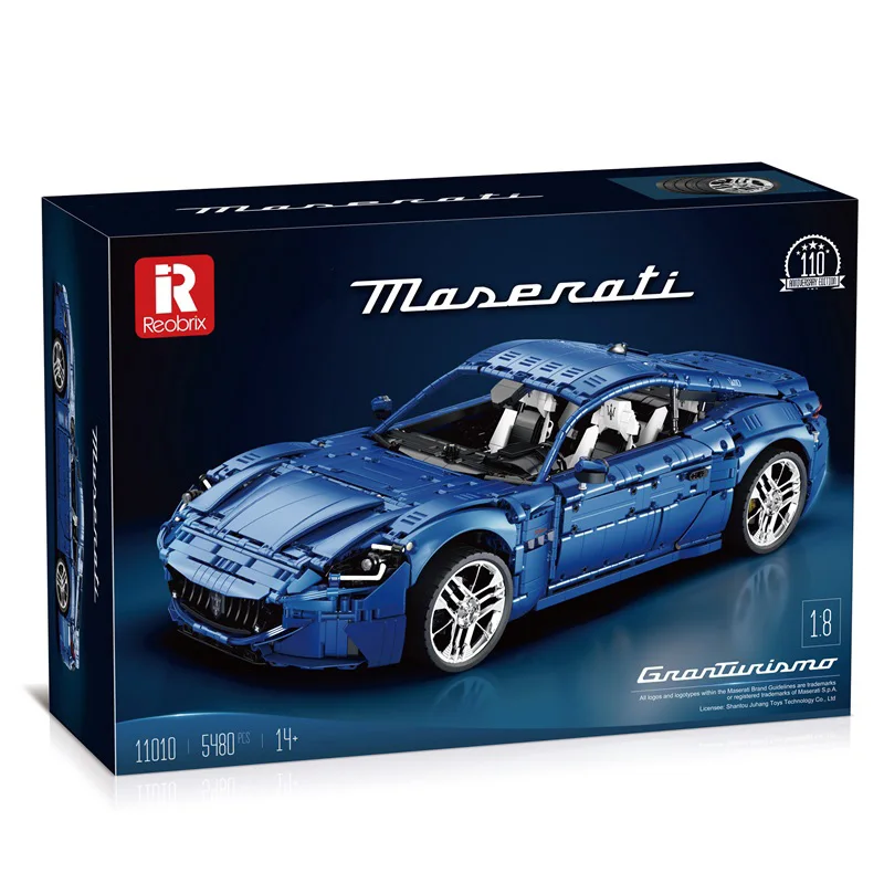 IN STOCK 11010 MOC Technical 1:8 Sports Car GranTurismo Building Blocks Bricks Model Assembling Toys for Boys Christmas Gift Set 1