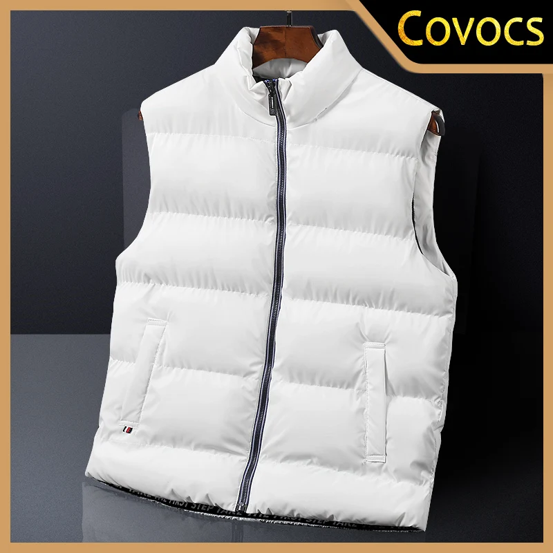 

Men's Jacket Vest Thick Cotton Casual Fashion Warm Lightweight Puffer Fish Men