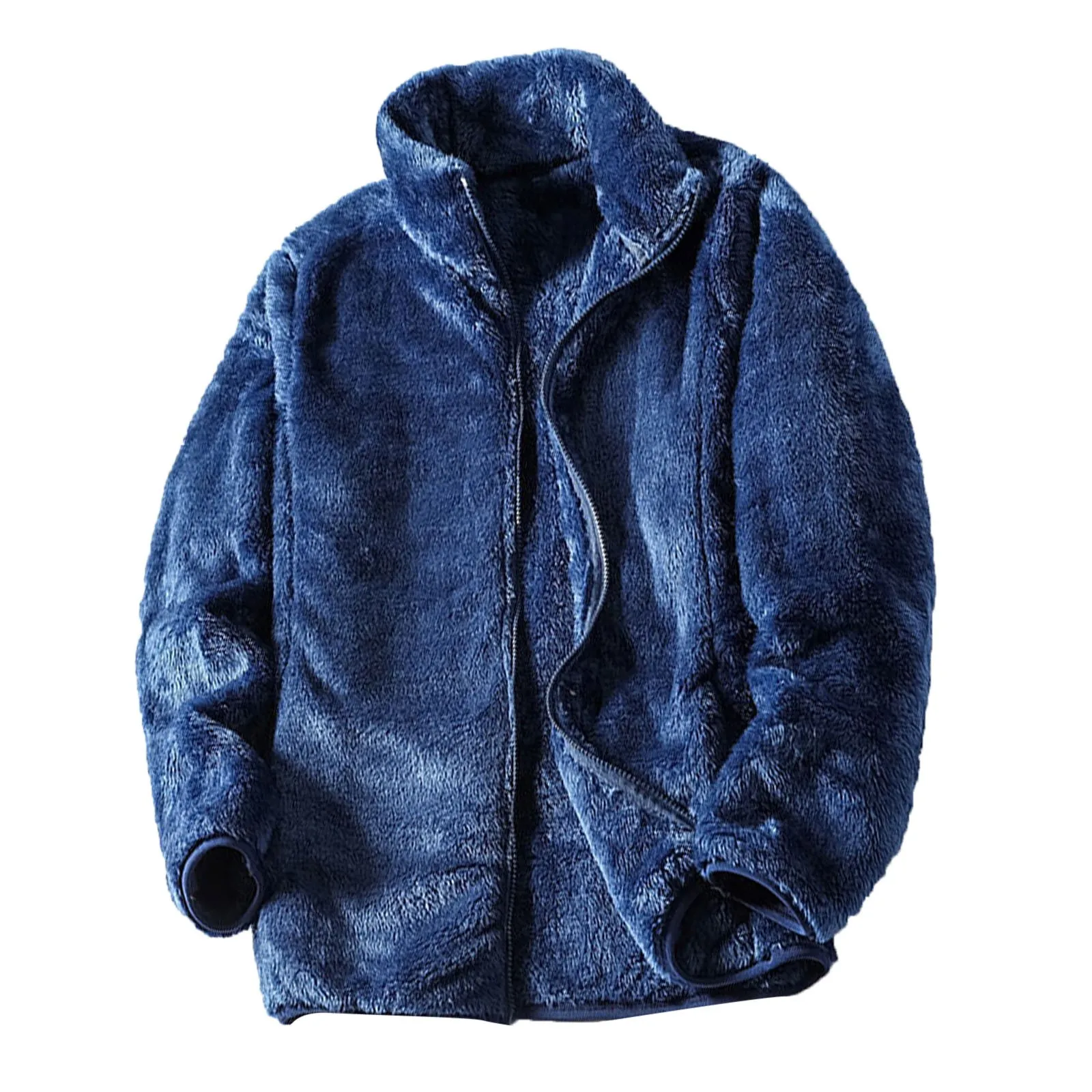 

Fluffy Plush Overcoat Women Winter Plus Size Warm Outwear Zipper Coat Loose Casual Thicken Jackets Fleece Chaquetas Para Mujeres