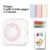 pocket sticker printer Mini Portable Printer Machine Labeling Thermal Sticker Label Maker Photo Printer for Phone Wireless Bluetooth Fast Printing Home best small photo printer Printers