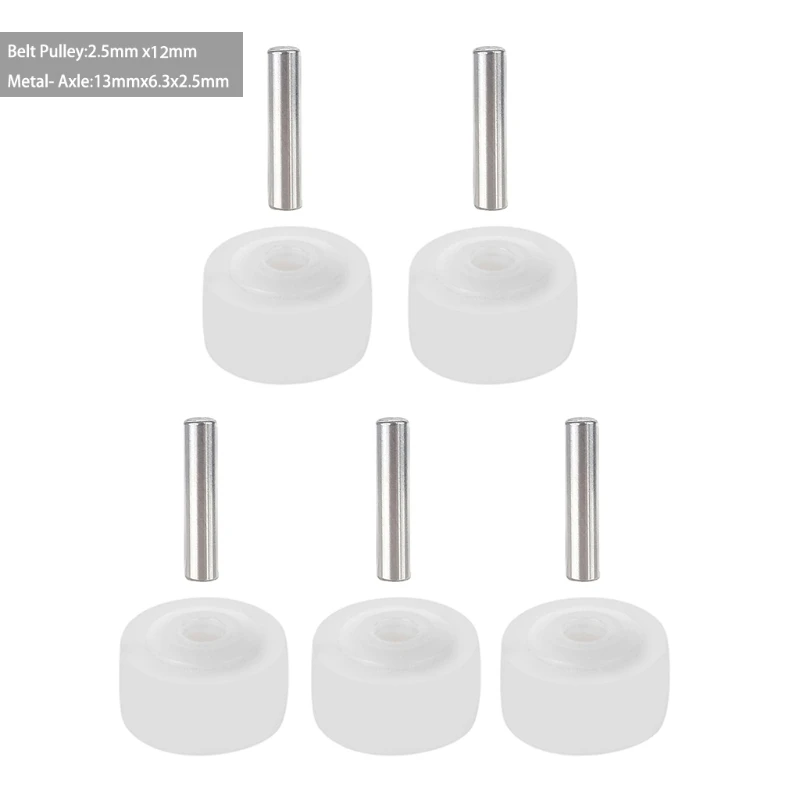 5Pcs Cartuccia Radio Roller Assale In Metallo Confezione Registratore A Nastro Cassetta A Pressione Cintura Registratore A A A