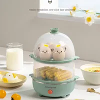 220V Home Electric Egg Cooker Automatic Multi Cooker Egg Boiler Food Steamer for Breakfast 1