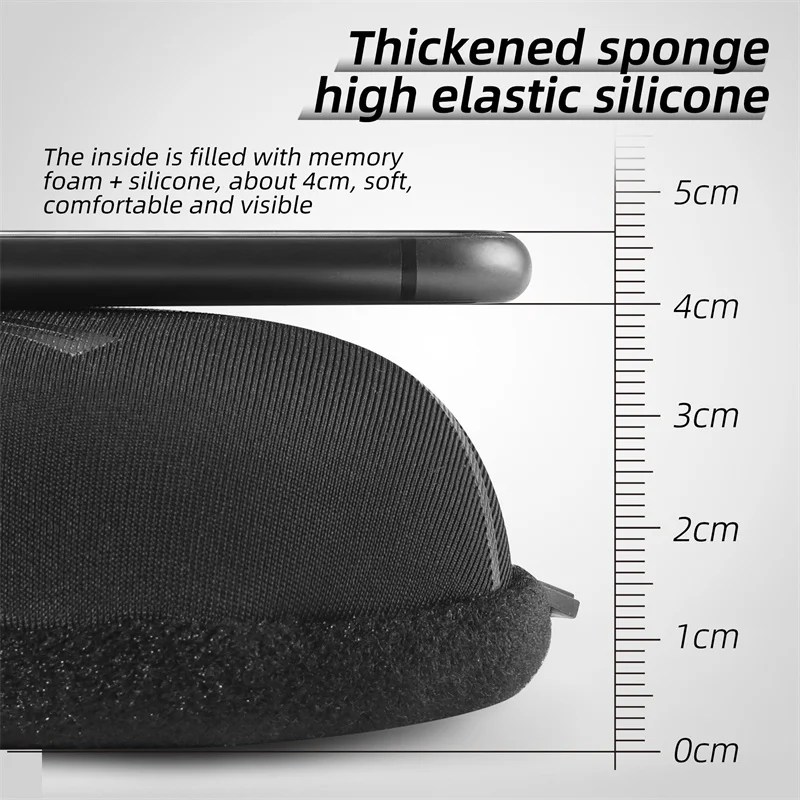 WEST BIKING Soft Bicycle Gel Saddle Cover High Rebound Memory Foam Comfortable Breathable Painless Seat Cushion With Rain Cover