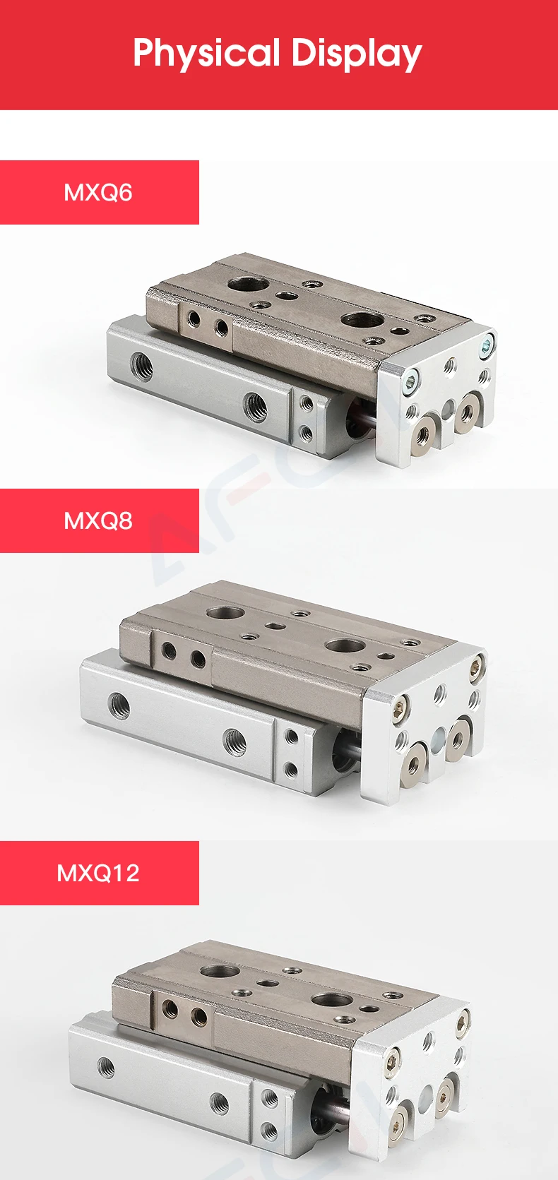 MXS16 MXS20 MXS25型エアスライドテーブル空気圧エアシリンダ-10