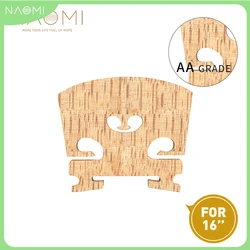 NAOMI 16'' Viola Bridge Use The Top AA Grade Snowflake Pattern Maple Bridge Natural Air Drying Viola Parts Accessories