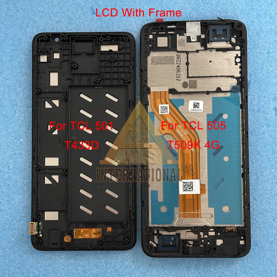 SECRETIGER Écran LCD Tactile Digitizer Assemblée Cadre Remplacement Pour TCL 50 XE 5G LCD Screen 50XE LCD Screen T614SP 6,6 Pouces