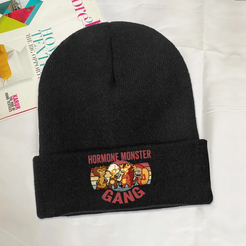

Big Mouth Nicholas Rick Animated TV Skullies Beanies Caps Hormone Monster Gang Knitted Winter Warm Bonnet Hats Unisex Ski Cap
