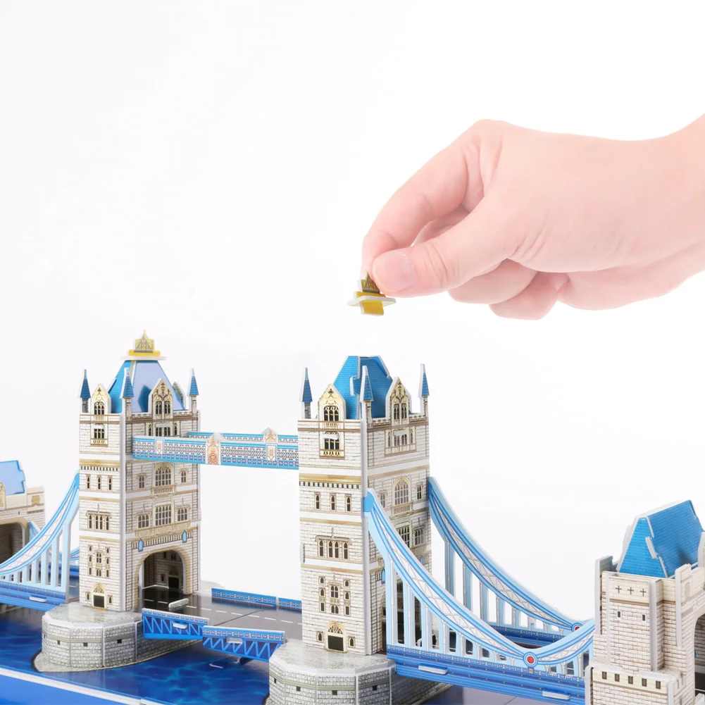 3D Puzzles St. Basil's Cathedral Leaning Tower of Pisa Building Model Kits Notre Dame de Paris Jigsaw Toys Gift for Kid