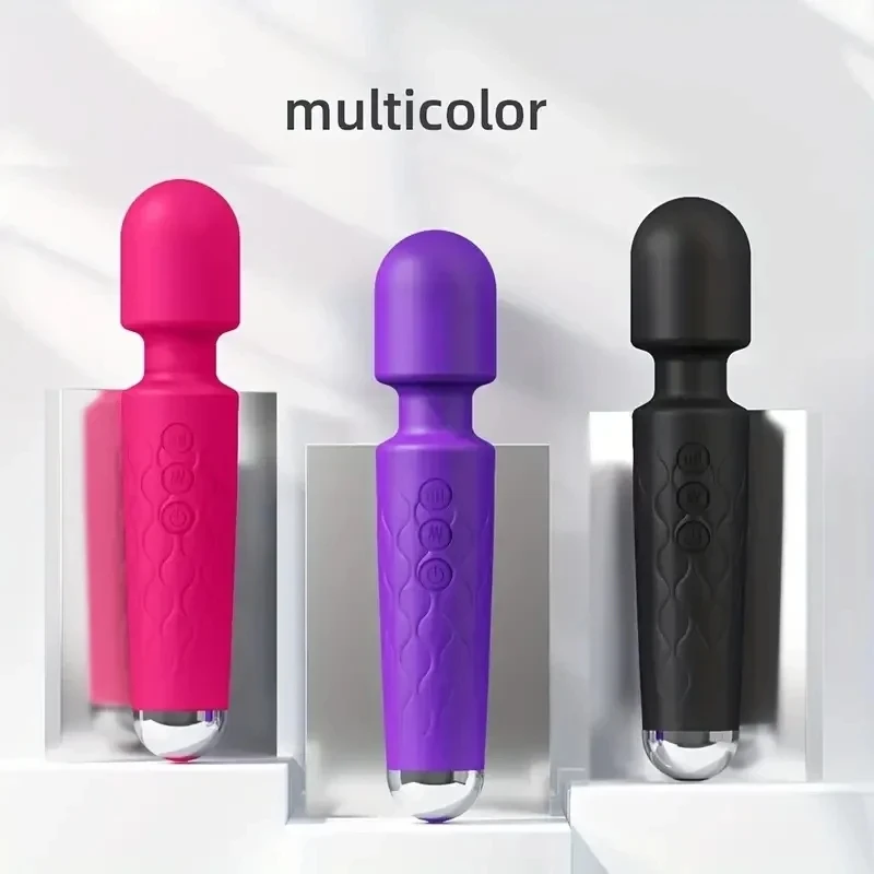 Portable Mini Electric Massage Stick With 8 Adjustable 20 Modes Suitable For The Back/Neck/Legs/Waist Relieving Fatigue electric massage stick