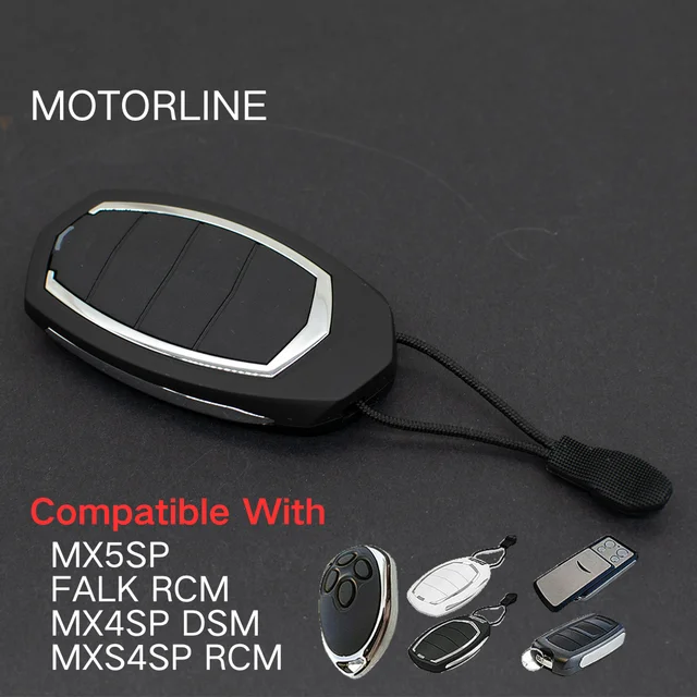 MOTORLINE 433.92MHz Garage Door Remote Control For MOTORLINE FALK RCM MX4SP DSM MXS4SP RCM MX5SP Rolling Code Gate Opener 1