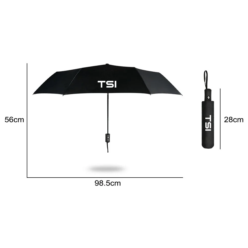 Fully Automatic Folding Umbrell Windproof Car Accessories For Volkswagen VW TSI TDI 4Motion Tiguan Passat B5 B6 Polo Golf 7 6 4