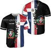 Summer New Customized Dominican Republic Baseball Jersey 3D Printed Men's and Women's Casual Fashion Street Baseball Shirt 2
