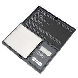 High-Precision LCD Digital Mini Scale for Jewelry and Kitchen Use (Black)