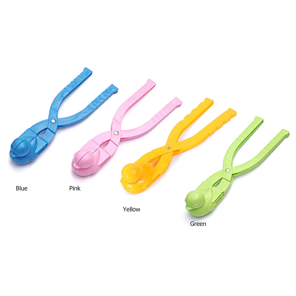 Cartoon Duck Snowballs Mold Shovel Plastic Snowball Shaped Clip with Handle Portable Multipurpose for Kids Outdoor Sports Toys
