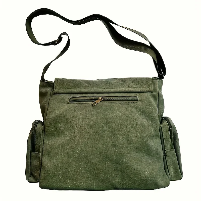 Women's Large Capacity Canvas Crossbody Bags Butterfly & Floral Shoulder Bag Multiple Pockets Message Bag Daily Commuting