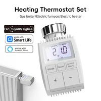 Tuya ZigBee Radiator Actuator Valve Smart Thermostatic Valve TRV with Internal Temperature Sensor For Tuya Smart Alexa Control