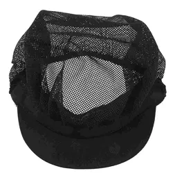 Adjustable Elastic Breathable Mesh Chef Hat - 21x19cm (As Shown)