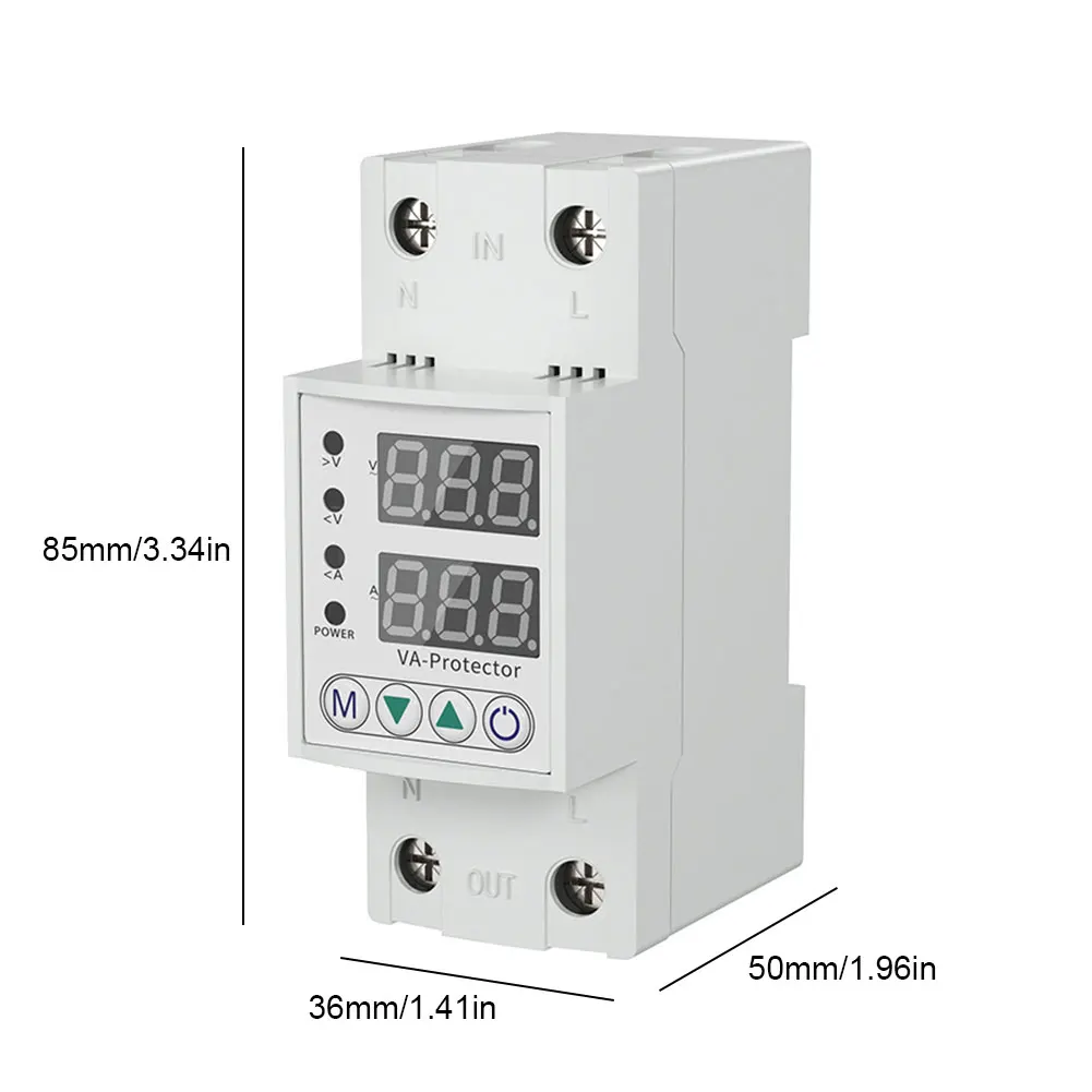 Digital Display Relay Over Under Voltage Protective Device 220V