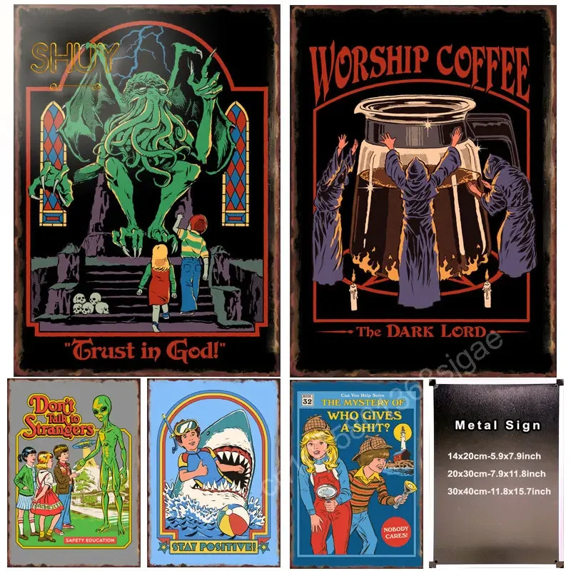 

Steven Rhodes Arts Metal Tin Sign Garage Cafe Restaurant Bar Club Vintage Home Teen Bedroom Living Room Decoration Wall Decor