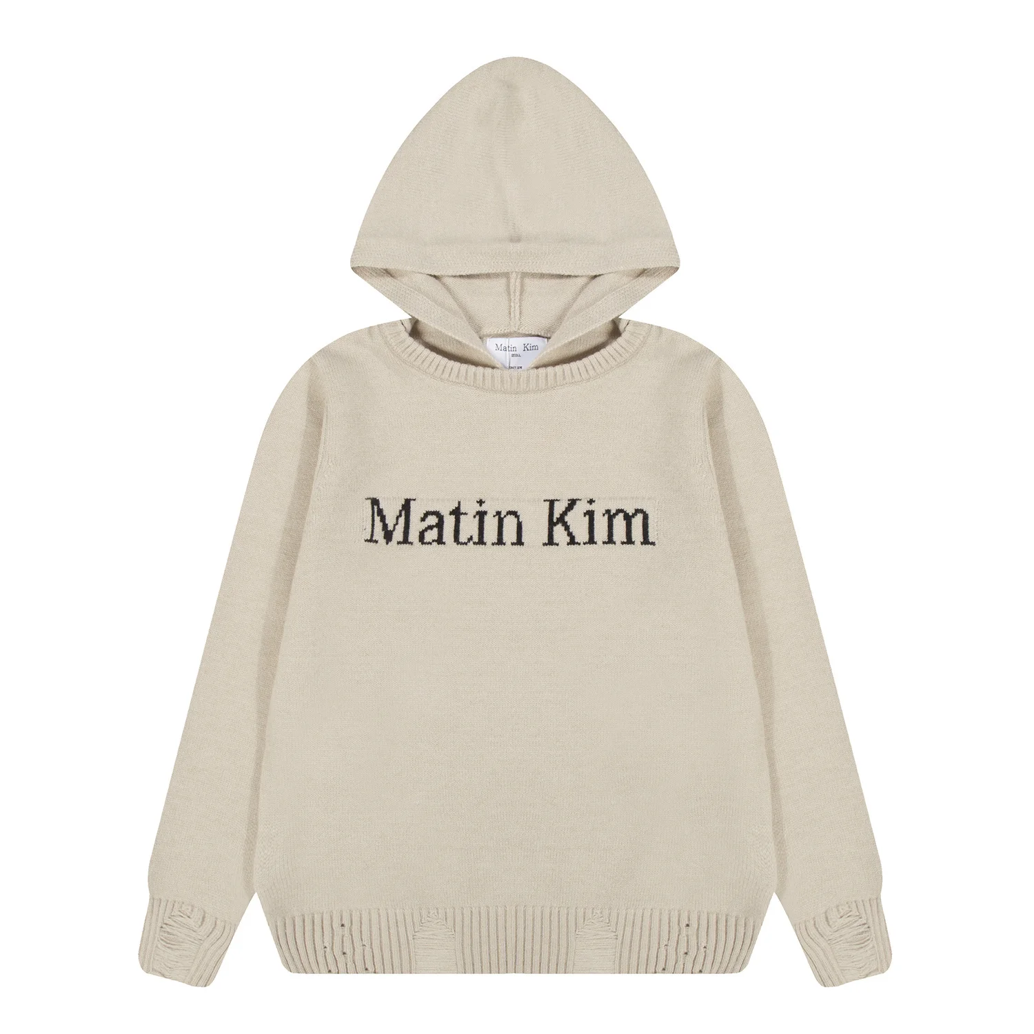 Moletom com capuz feminino camisola de malha buraco design casual solto ajuste longo sve algodão roupa térmica confortável calor uso diário