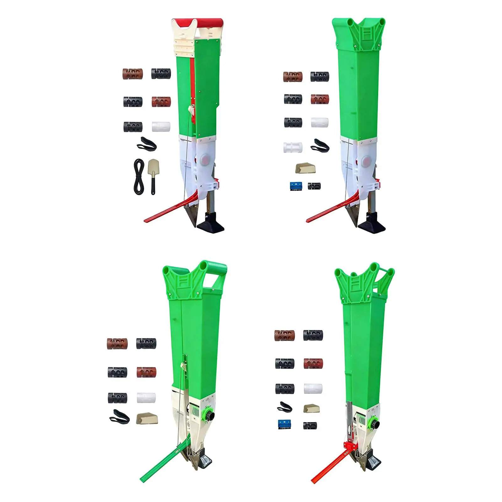 수동식 파종기 휴대용 살포기 이동식 플랜터 도구 이 농업용 정원용 옥수수 파종용 조절 가능 도구